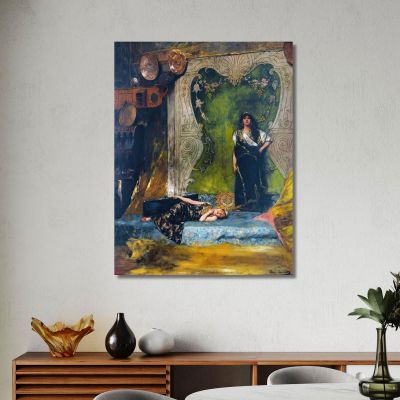 Langour De L'Après-Midi Jean-Joseph-Benjamin Constant, jjb2 tableau impression sur toile