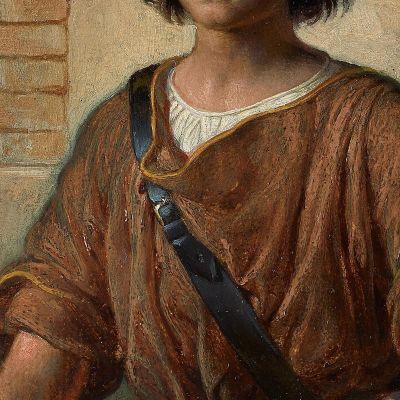 Davide Con La Testa Di Golia Johann Peter Krafft jpk10 quadro stampa su tela