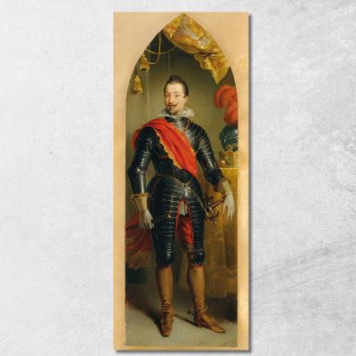 L'Imperatore Ferdinando Ii In Piedi Johann Peter Krafft jpk30 quadro stampa su tela