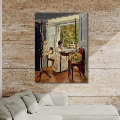 Marie Krafft Au Bureau Johann Peter Krafft, jpk44 tableau impression sur toile