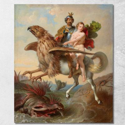 Rüdiger E Angelica Johann Peter Krafft jpk48 quadro stampa su tela