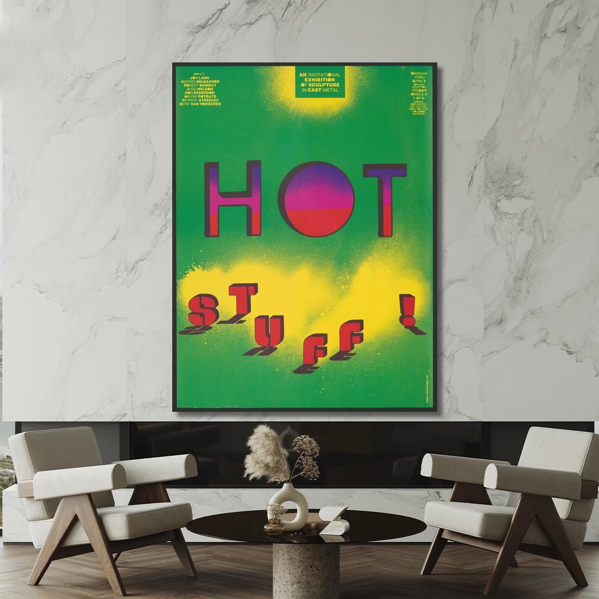 Hot Stuff! Una Mostra Su Invito Di Sculture In Metallo Fuso Lanny Sommese lsm12 quadro stampa su tela
