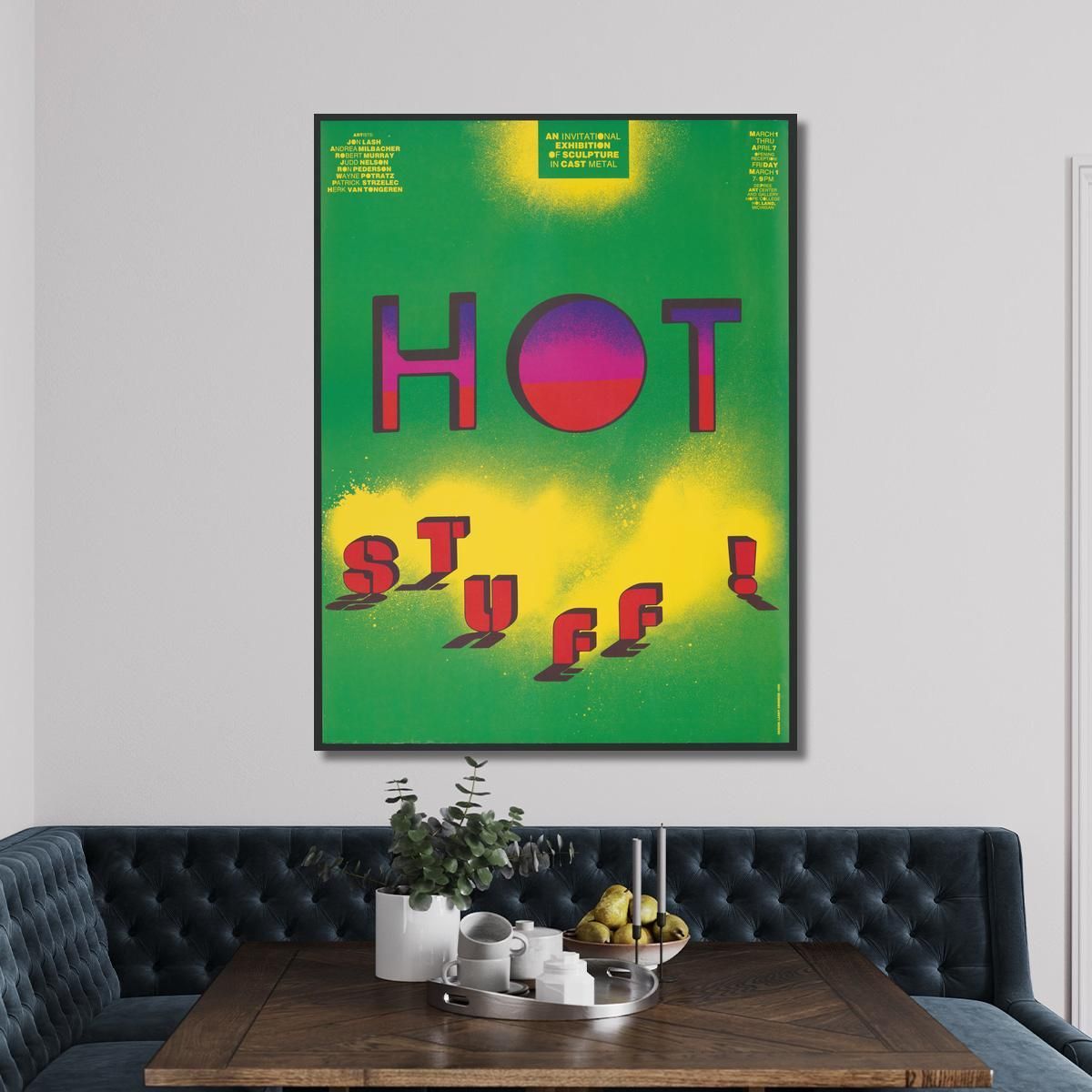 Hot Stuff! Una Mostra Su Invito Di Sculture In Metallo Fuso Lanny Sommese lsm12 quadro stampa su tela