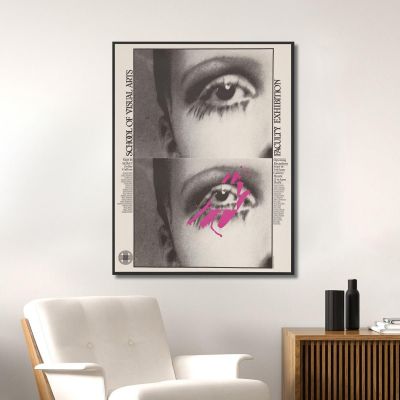 Mostra Della Facoltà Di Arti Visive Lanny Sommese lsm19 quadro stampa su tela