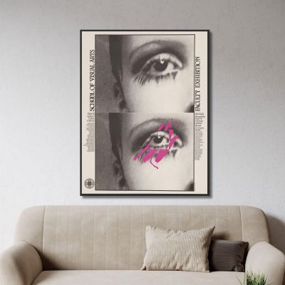 Mostra Della Facoltà Di Arti Visive Lanny Sommese lsm19 quadro stampa su tela