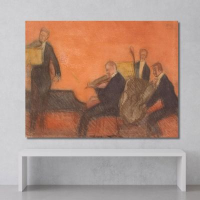 Music Magnus Enckell, mek45 canvas print