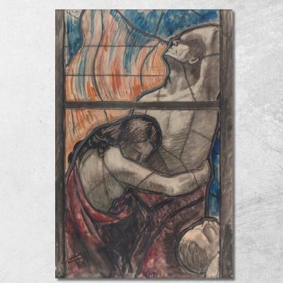 Purgatorio Magnus Enckell mek56 quadro stampa su tela