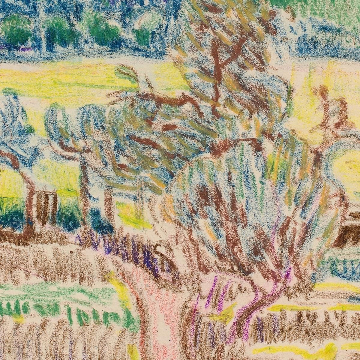 Giardino Magnus Enckell mek57 quadro stampa su tela