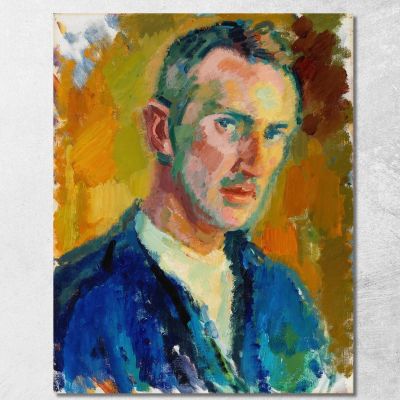 Autoritratto Magnus Enckell mek69 quadro stampa su tela