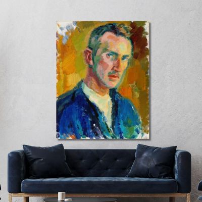 Self-Portrait Magnus Enckell, mek69 canvas print