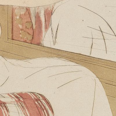 La Pettinatura Mary Cassatt mcs54 quadro stampa su tela