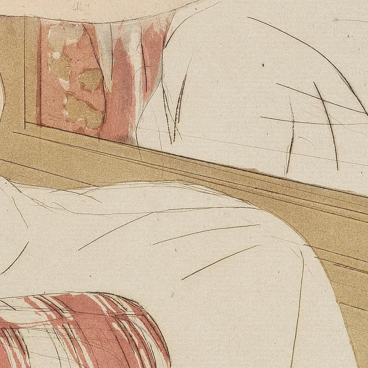 La Pettinatura Mary Cassatt mcs54 quadro stampa su tela
