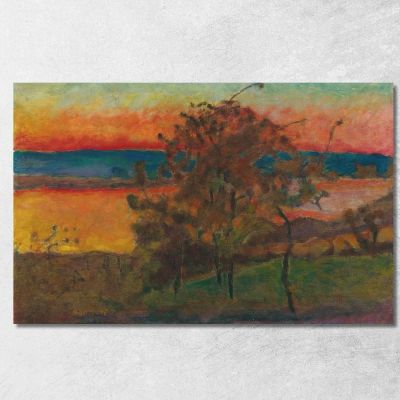 Sole Al Tramonto Pierre Bonnard pbn65 quadro stampa su tela