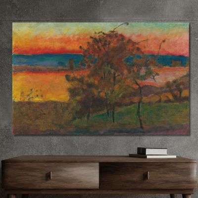 Sole Al Tramonto Pierre Bonnard pbn65 quadro stampa su tela