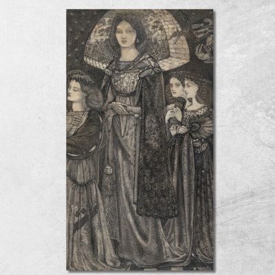 Alice La Bella Pellegrina Sir Edward Coley Burne-Jones ecb4 quadro stampa su tela