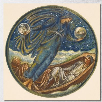 Falso Mercurio Sir Edward Coley Burne-Jones ecb15 quadro stampa su tela