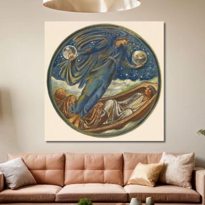 Falso Mercurio Sir Edward Coley Burne-Jones, ecb15 quadro stampa su tela
