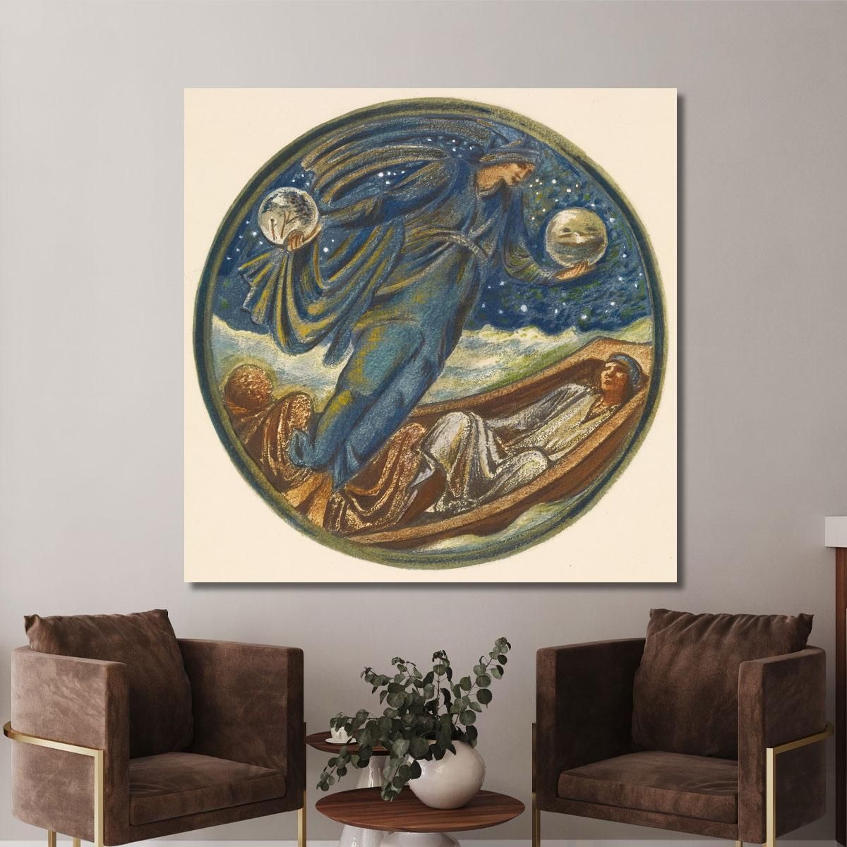 Falso Mercurio Sir Edward Coley Burne-Jones ecb15 quadro stampa su tela