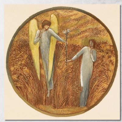 Fiore Di Dio Sir Edward Coley Burne-Jones ecb18 quadro stampa su tela