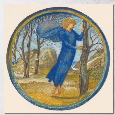 Chiave Di Primavera Sir Edward Coley Burne-Jones ecb34 quadro stampa su tela