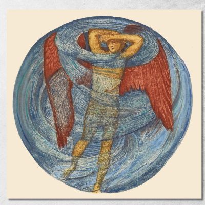 Amore Nella Nebbia Sir Edward Coley Burne-Jones ecb37 quadro stampa su tela