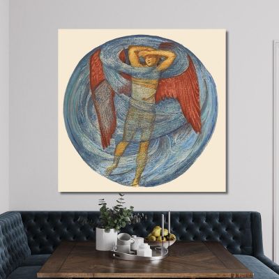 L'Amour Dans La Brume Sir Edward Coley Burne-Jones, ecb37 tableau impression sur toile