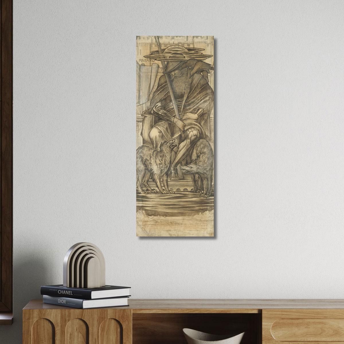 Odino Sir Edward Coley Burne-Jones ecb43 quadro stampa su tela