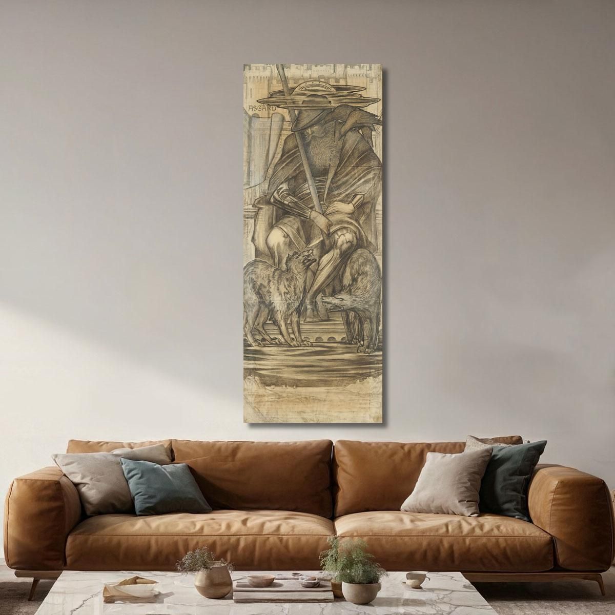 Odino Sir Edward Coley Burne-Jones ecb43 quadro stampa su tela