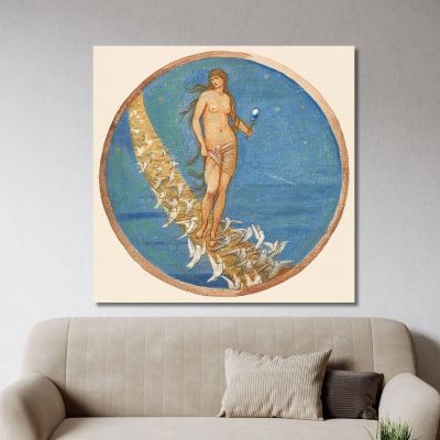 Rose Du Ciel Sir Edward Coley Burne-Jones, ecb58 tableau impression sur toile