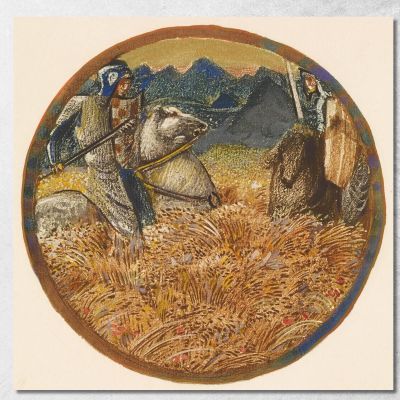 L'Odio Di Saturno Sir Edward Coley Burne-Jones ecb59 quadro stampa su tela