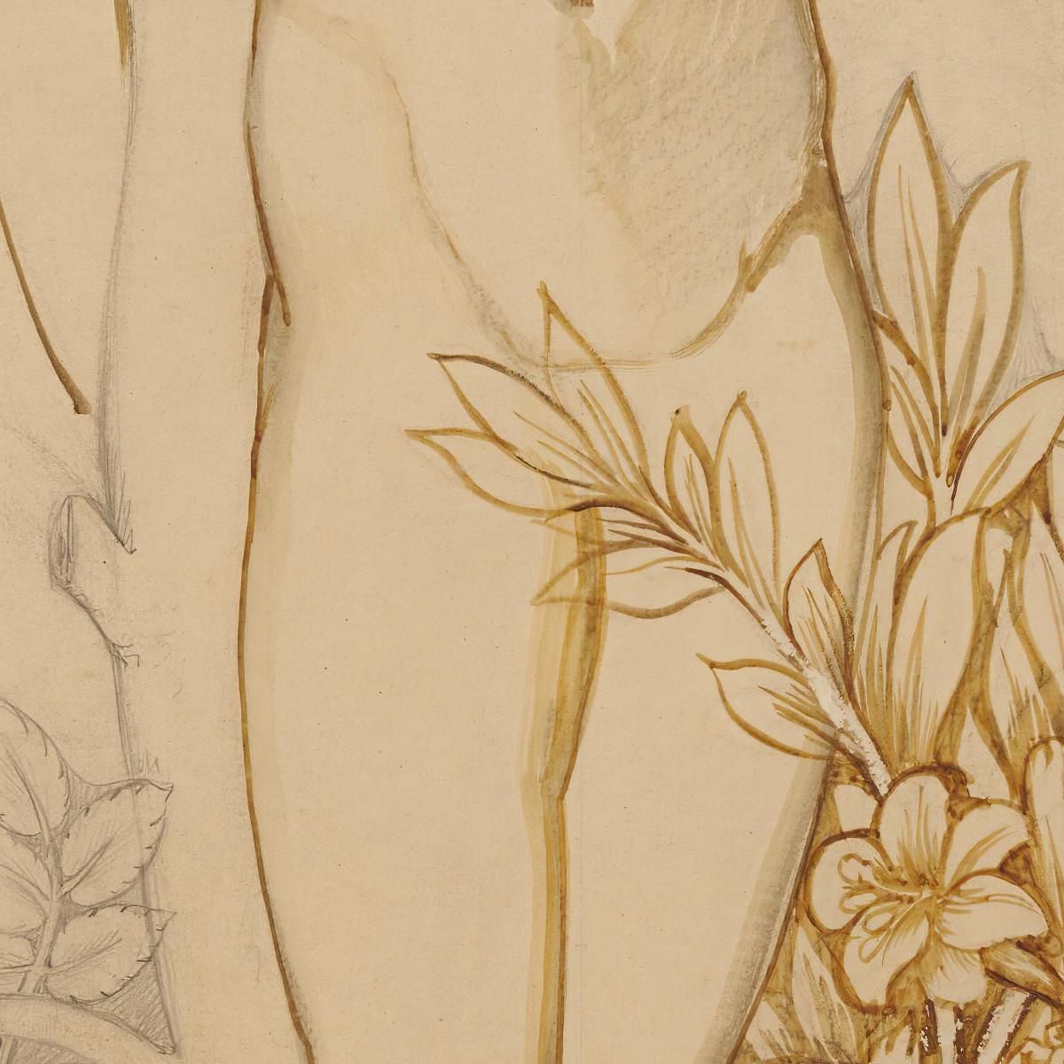 Gli Angeli Della Gerarchia Nudo Maschile Imago Dei A Immagine Di Dio Adamo Sir Edward Coley Burne-Jones ecb67 quadro stampa su