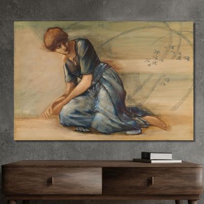 Estudio De La Serie Briar Rose Para The Garden Court' Iv Sir Edward Coley Burne-Jones, ecb78 cuadro en lienzo