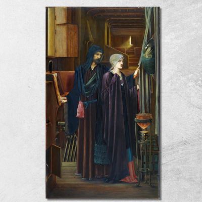 Il Mago Sir Edward Coley Burne-Jones ecb102 quadro stampa su tela