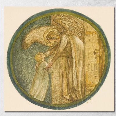 Benvenuti A Casa Sir Edward Coley Burne-Jones ecb109 quadro stampa su tela
