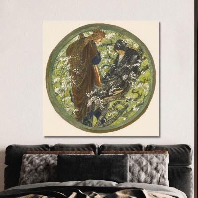 Witch'S Tree Sir Edward Coley Burne-Jones, ecb111 canvas print