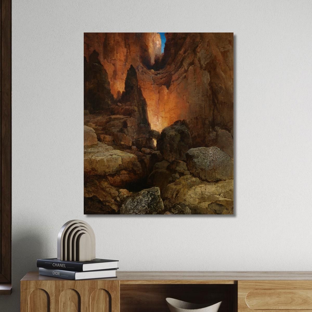 Un Lato Del Canyon Grand Canyon Dell'Arizona Thomas Moran tmr5 quadro stampa su tela
