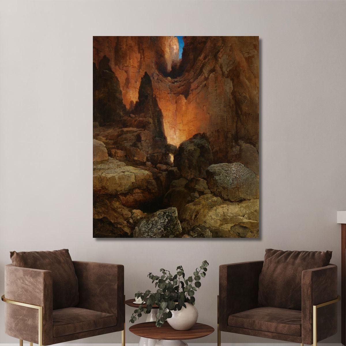 Un Lato Del Canyon Grand Canyon Dell'Arizona Thomas Moran tmr5 quadro stampa su tela