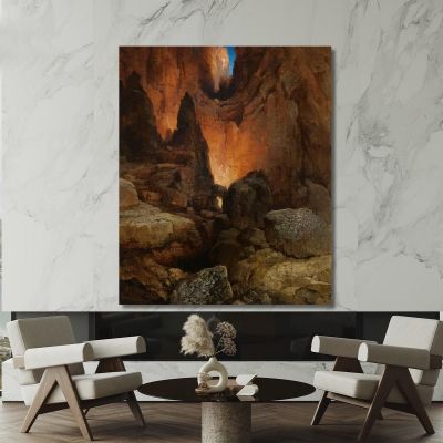 Un Lato Del Canyon Grand Canyon Dell'Arizona Thomas Moran tmr5 quadro stampa su tela