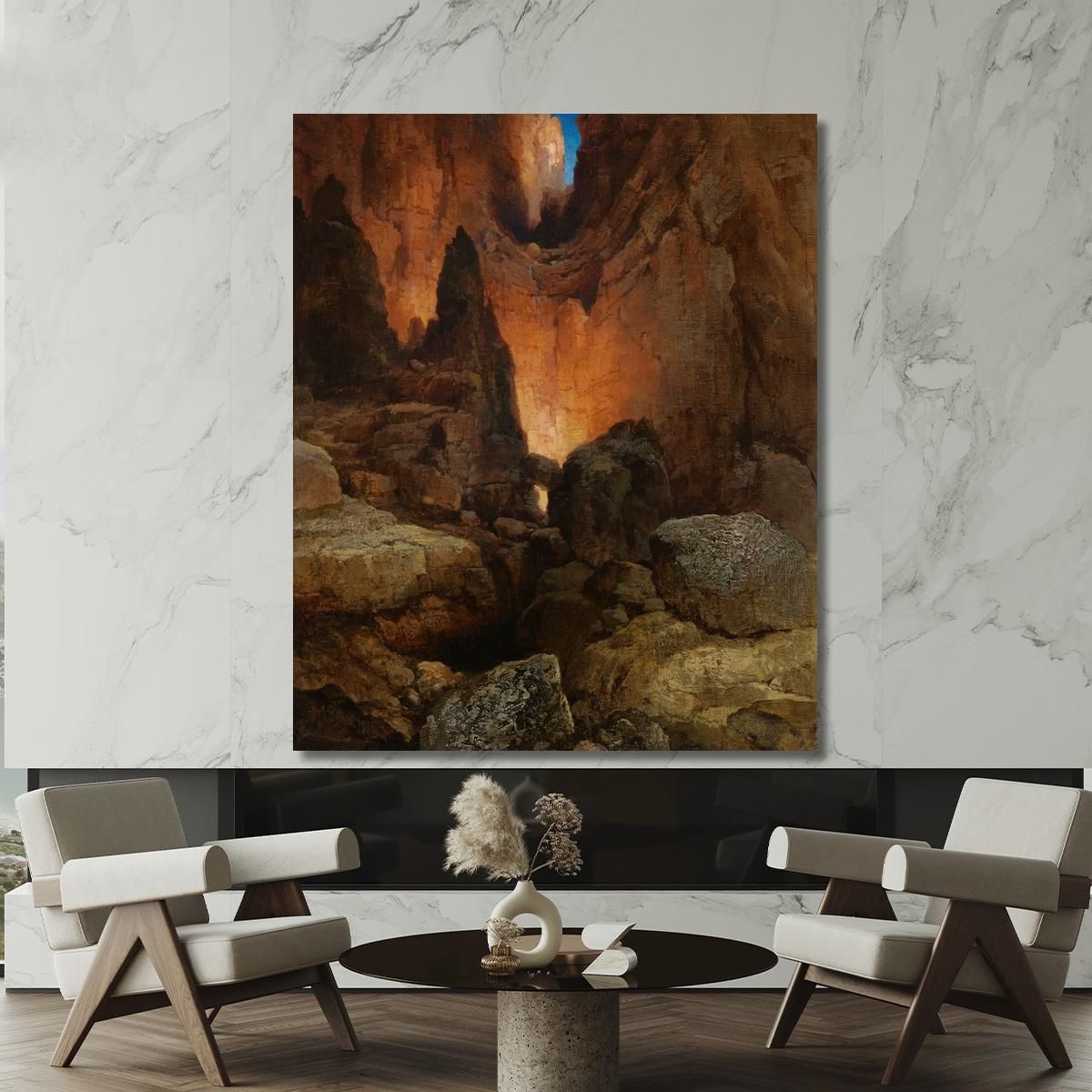 Un Lato Del Canyon Grand Canyon Dell'Arizona Thomas Moran tmr5 quadro stampa su tela