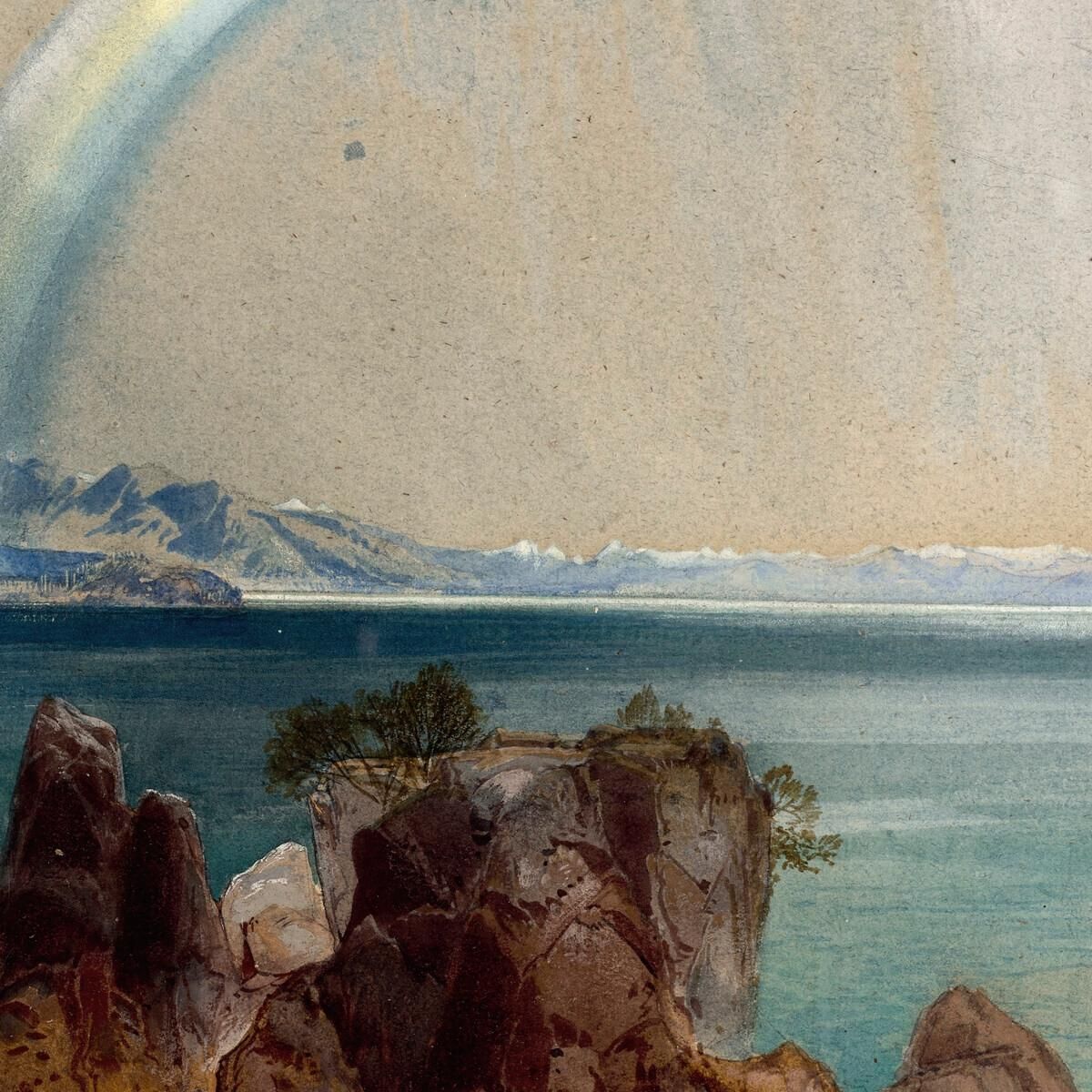 Il Braccio Meridionale Del Lago Yellowstone Parco Nazionale Di Yellowstone Territorio Del Wyoming Thomas Moran tmr74 quadro sta