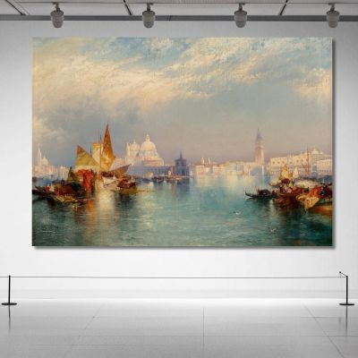 Scena Veneziana 2 Thomas Moran tmr85 quadro stampa su tela
