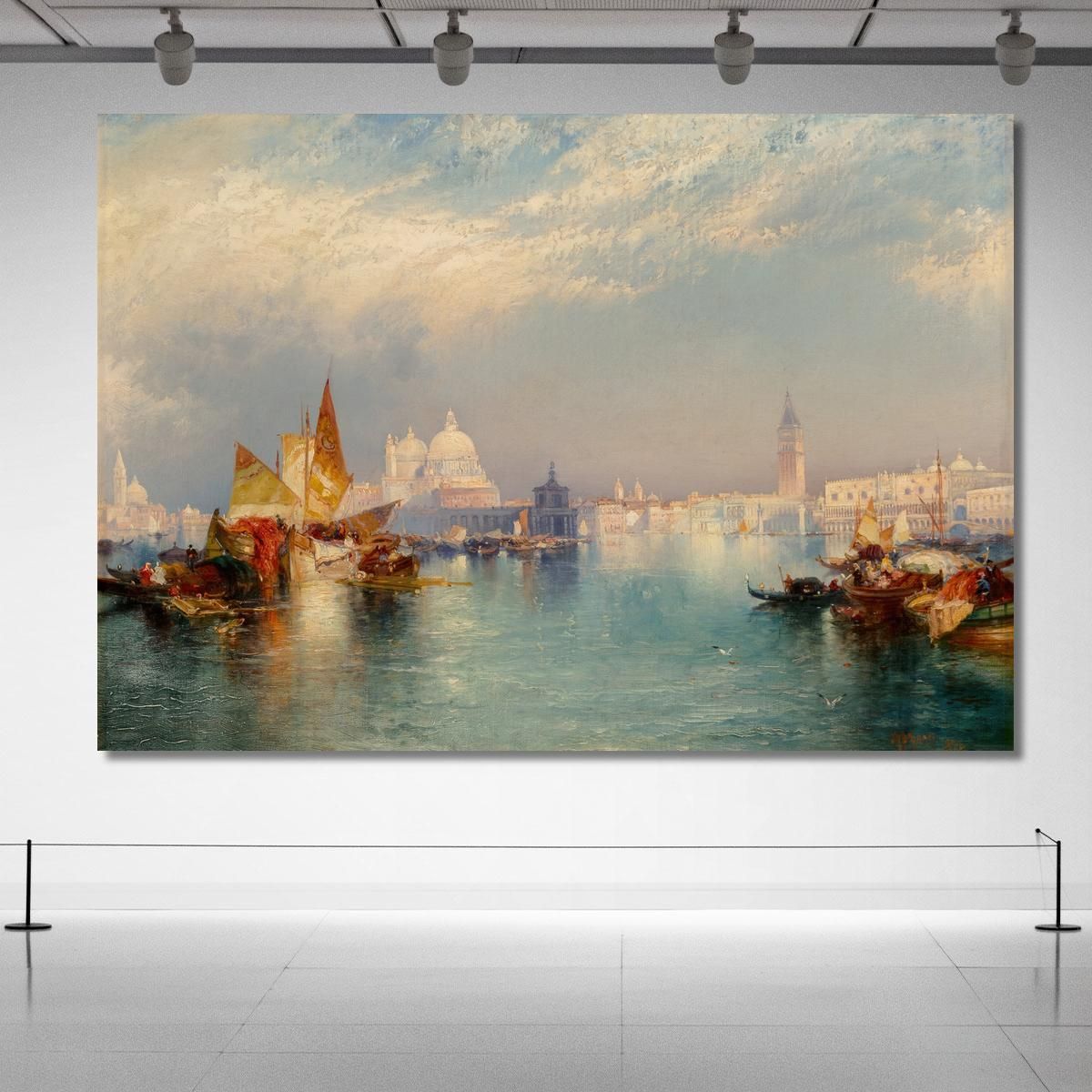 Scena Veneziana 2 Thomas Moran tmr85 quadro stampa su tela