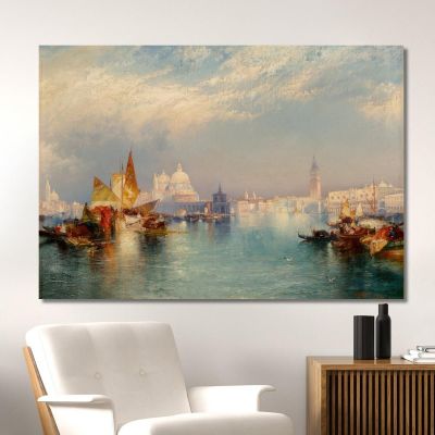 Scena Veneziana 2 Thomas Moran tmr85 quadro stampa su tela