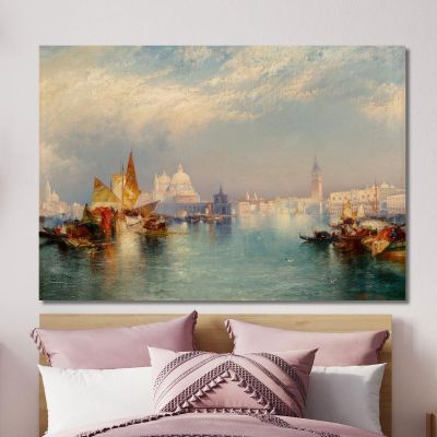 Scena Veneziana 2 Thomas Moran tmr85 quadro stampa su tela