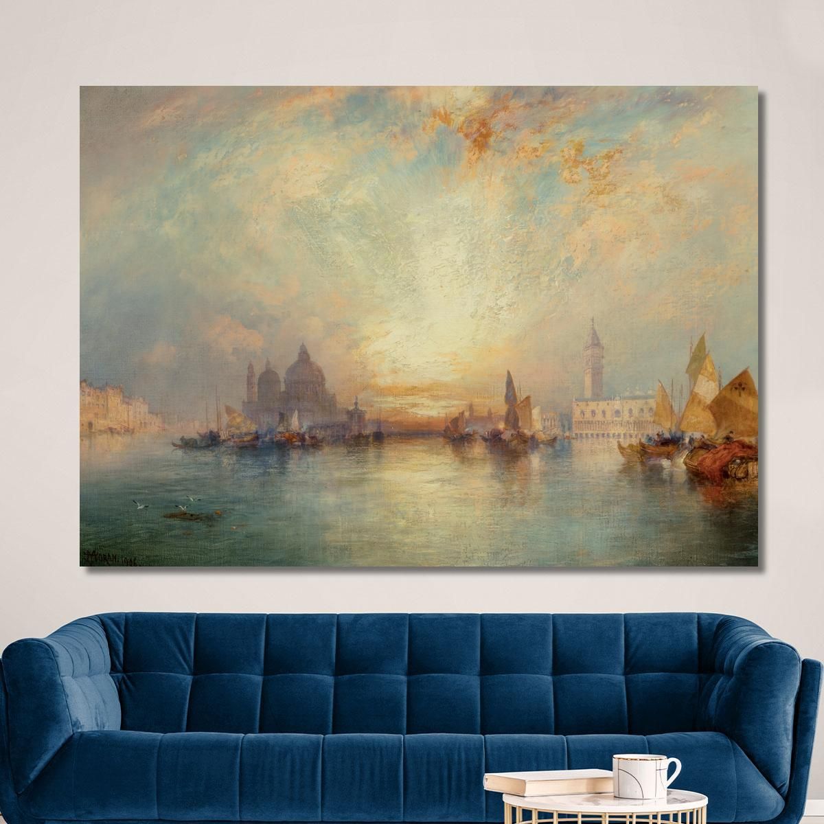Scena Veneziana 3 Thomas Moran tmr86 quadro stampa su tela