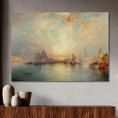 Scena Veneziana 3 Thomas Moran tmr86 quadro stampa su tela