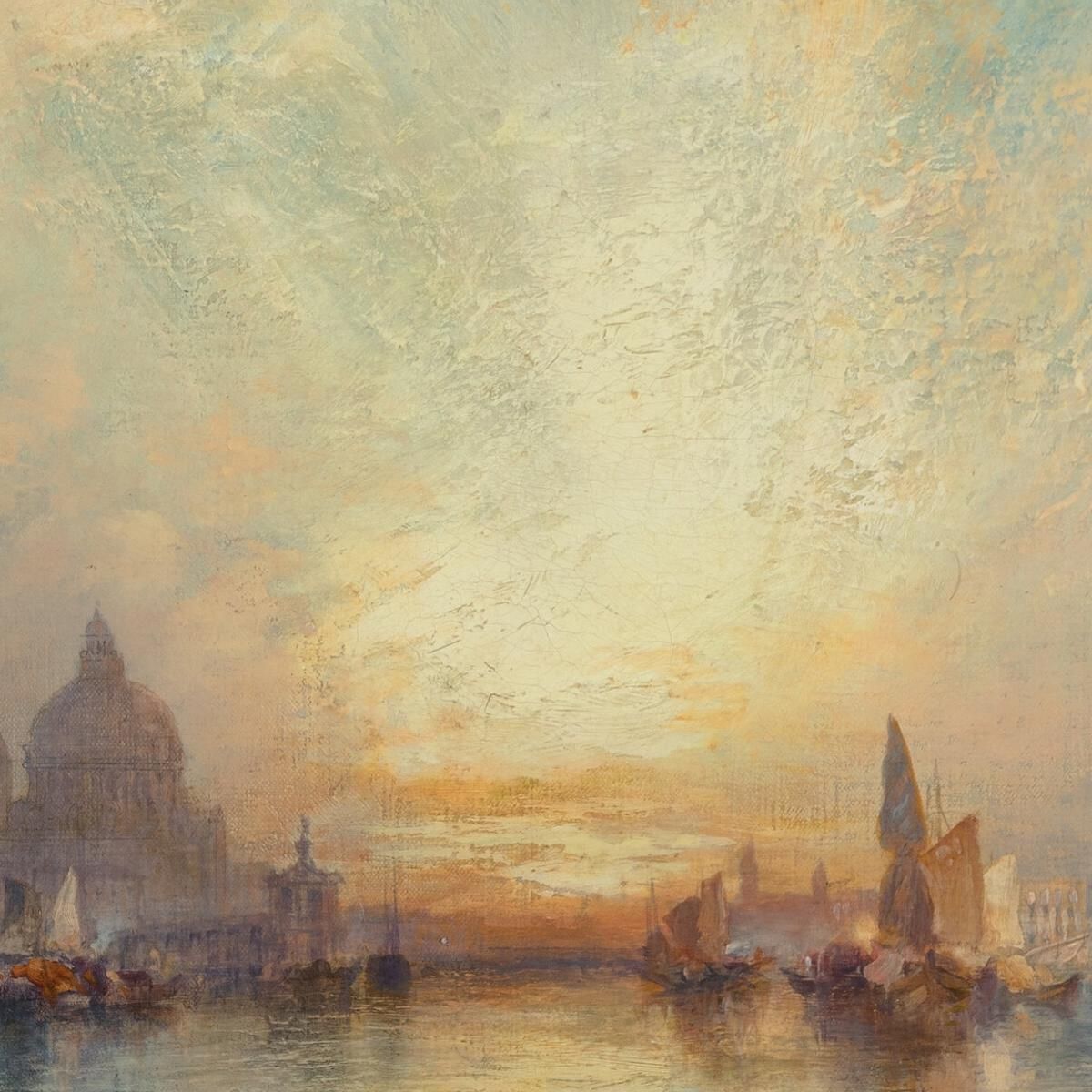 Scena Veneziana 3 Thomas Moran tmr86 quadro stampa su tela