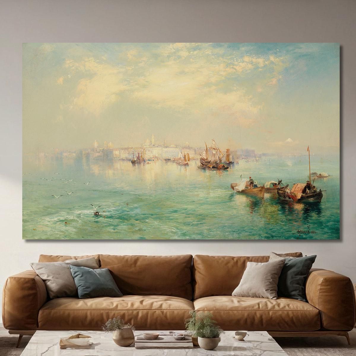 Porto Di Vera Cruz Messico Thomas Moran tmr97 quadro stampa su tela