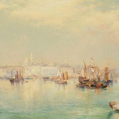 Porto Di Vera Cruz Messico Thomas Moran tmr97 quadro stampa su tela