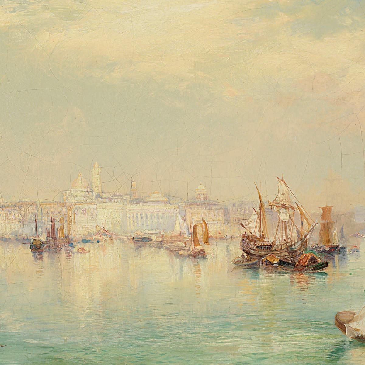 Porto Di Vera Cruz Messico Thomas Moran tmr97 quadro stampa su tela